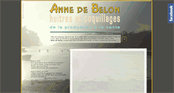 Desktop Screenshot of huitres-annedebelon.com